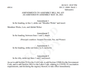 THE CURRENT TEXT OF AB455